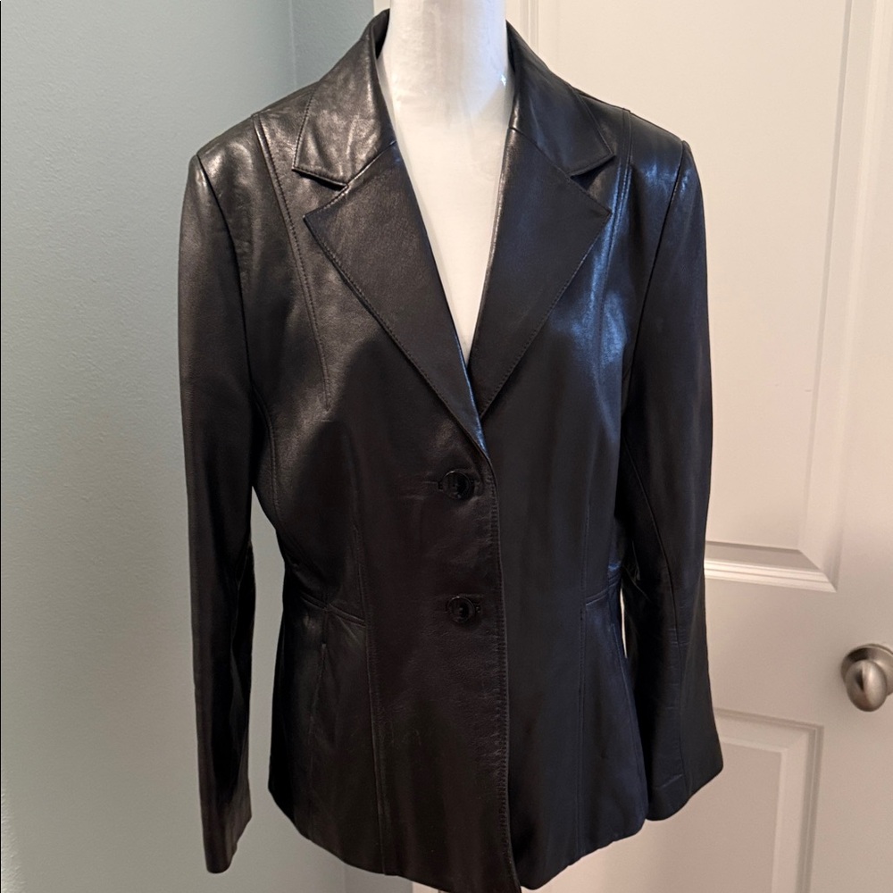 Wilsons Leather Pelle Studio Women's Black Leather Jacket